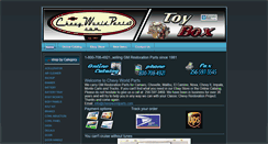 Desktop Screenshot of chevyworldparts.com
