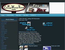 Tablet Screenshot of chevyworldparts.com